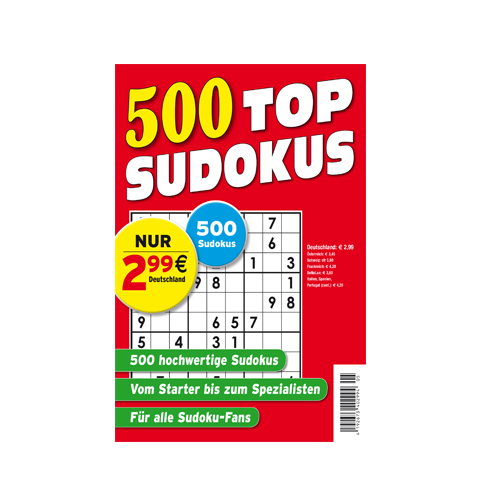 500 Top Sudokus